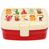 Rex London Boîte à déjeuner avec plateau Motif créatures colorées