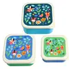 Rex London Fairies in The Garden Lot de 3 boîtes à goûter réutilisables sans BPA