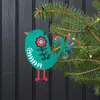 Décoration de noël oiseau en bois Rex London 11,4x0,4x21,5 cm