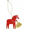 Décoration de noël cheval en bois Rex London 1x9,5x15,4 cm