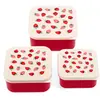Rex London Lot de 3 Boîtes - Little Strawberry