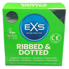 Préservatifs texturés RIBBED & DOTTED x3 