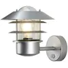ELSTEAD Applique Helsingor avec détecteur, acier inoxydable, argent