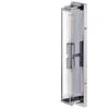 Applique Murale Acier, Acrylique transparent Chrome Poli