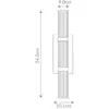 Elstead Lighting Fayton Applique murale LED à 3 sources lumineuses, QN...