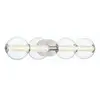 Applique Murale Aluminium, Acier, Verre transparent Chrome Poli