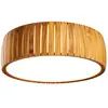 Elstead Lighting Barrel Plafonnier LED, QN-BARREL-F-LED-50-TEAK