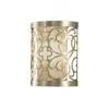 FEISS Arabesque - Applique murale d'intérieur à 1 ampoule Feuille d'argent, E14 - Elstead