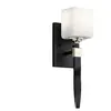 Kichler - Elstead Marette Applique murale avec abat-jour noir, IP44