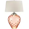 Lampe de table en verre soufflé- Saumon H: 78cm