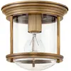 Elstead Lighting Quintiesse Plafonnier d'extérieur Hadrian Mini, bronze/clair