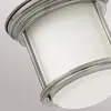 ELSTEAD Lampe de plafond Quintatesse Hadrien E27 40W IP44 Steel, nicke...