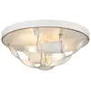 Quoizel - Elstead Bradbury Plafonnier semi-encastré blanc antique