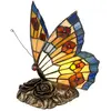 QUOIZEL Elstead Lighting Tiffany Animal Lamps Lampe de table, G9, QZ-OBUTTERFLY-TL,