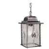 Elstead Suspension Wexford WX9, IP23, noir-argent, métal, verre