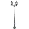 ELSTEAD Lampe sur pied extérieur Wexford Noir Argent