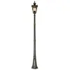 Elstead Philadelphia - Grand lampadaire extérieur à 3 ampoules, bronze vieilli IP44, E27
