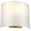 ELSTEAD LIGHTING Applique murale laiton vieilli et abat-jour ivoire