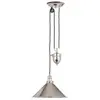 ELSTEAD Luminaire suspendu à hauteur reglable Provence 1 lumière - Nickel poli