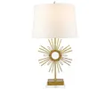 Elstead - Sun King - Lampe de table 1 lumière dorée, E27