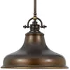 Emery - Luminaire suspendu à 1 dôme, bronze palladien, E27 - Elstead