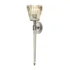 Elstead - Agatha - Applique murale d'intérieur à 2 ampoules, nickel brossé, G9