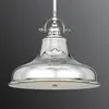 QUOIZEL Emery - Pendentif Dome à 1 Lumière, Argent, E27 - Elstead