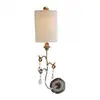 FLAMBEAU Elstead - Tivoli - Applique murale d'intérieur à 1 lumière, argent, crème, E27