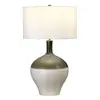 Elstead - Eden Park - 1 lampe de table lumineuse or, vert, E27