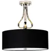 Elstead Plafonnier LED Falmouth noir/chromé