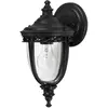 FEISS English Bridle - Petite lanterne murale extérieure à 1 ampoule noire IP44, E27 - Elstead
