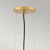 ELSTEAD Quintiesse Suspension Nula, à 1 lampe blanc coquillage/dorée
