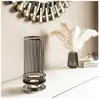 Quintiesse Lampe de table Arno, verre fumé/nickel poli