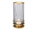 Quintiesse Lampe de table Arno, verre fumé/laiton ancien