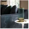 Lumière Quintiesse Lampe de table Arno, verte/laiton ancien