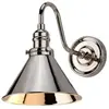Provence - Applique murale d'intérieur à 1 ampoule, nickel poli, E27 - Elstead