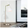 FEISS Lampe de table à 1 lumière elstead joan, blanc mat, blanc mat, laiton bruni, e27