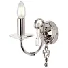 Elstead Aegean - Applique murale à 1 ampoule pour intérieur, nickel poli, E14