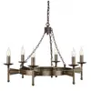 Cromwell - Lustre à 6 ampoules au fini bronze vieilli, E14 - Elstead