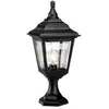 Elstead - Kerry - Piédestal d'extérieur à 1 lumière noir IP44, E27