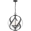 Quintiesse Suspension Blacksmith noire/blanche Ø 40,7 cm