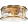 Elstead Kichler Ashland Plafonnier de salle de bain en laiton naturel IP44