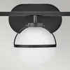 Elstead hinkley hollis applique de salle de bain noire, ip44