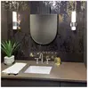 Quintiesse Applique salle bain LED Facet Single 3 000K chromé