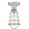 QUOIZEL Mixon de lampe à plafond E27 40W Steel Nickel brossé l: 13,5 cm b: 14,5 cm Ø14,5 cm