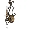 QUOIZEL Elstead Marquette - Applique murale d'intérieur à 1 ampoule, bronze antique, E14