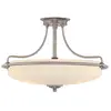 QUOIZEL Elstead Lighting Griffin Plafonnier avec suspension, QZ-GRIFFIN-SFM-AN,