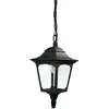 ELSTEAD Suspension extérieur Chapel Verre transparent,fonte d'aluminium Noir