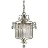 FEISS Suspension - Gianna - Argent Cristal et Verre Miroir - 1 Ampoule