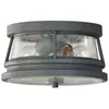 FEISS Elstead Chelsea Harbor - Plafonnier encastré extérieur à 2 ampoules Storm Cloud IP44, E27